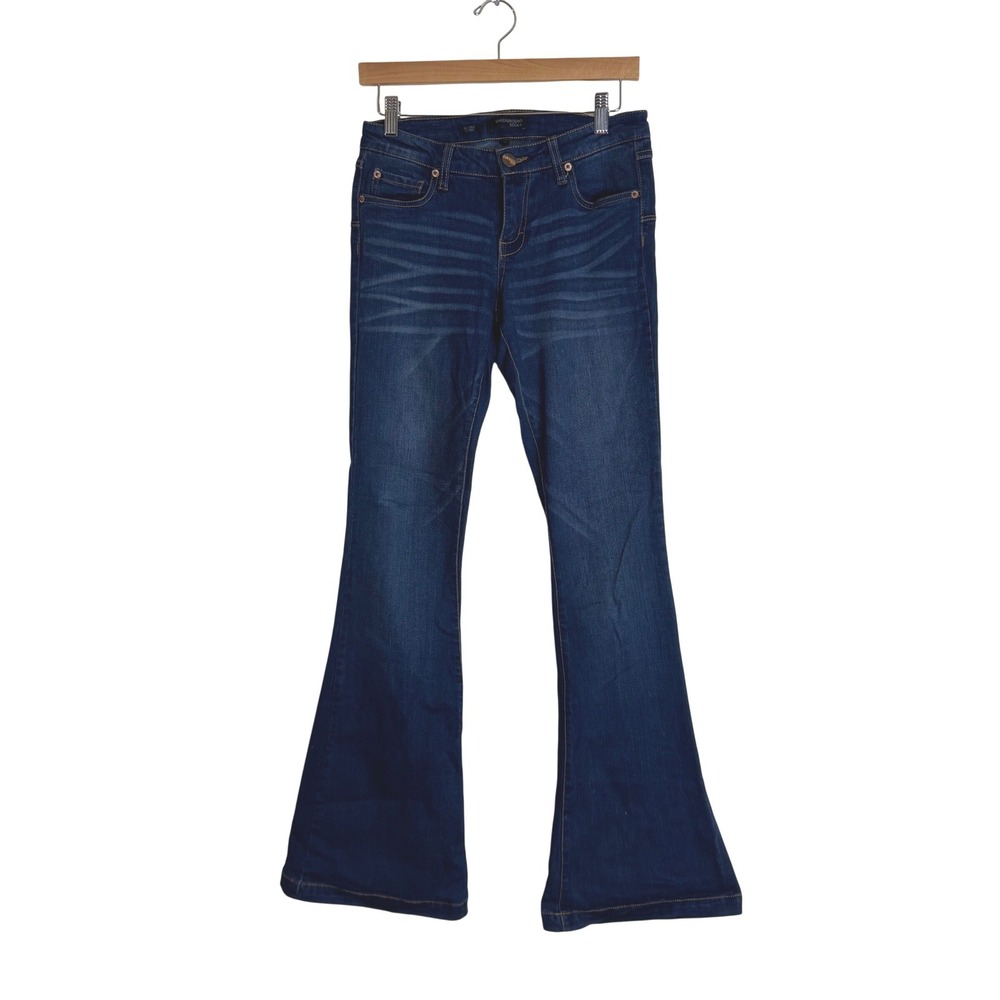 Underground Soul Jeans Women's Skinny Flare Dark Wash Denim Size 5